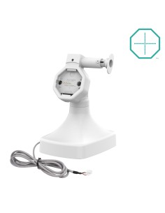 GDS® Uni-ConnT Powered Tilt & Swivel Dock with PoE - Gray