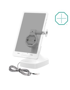 GDS® Uni-ConnT Powered Tilt & Swivel Dock with PoE - Gray 2