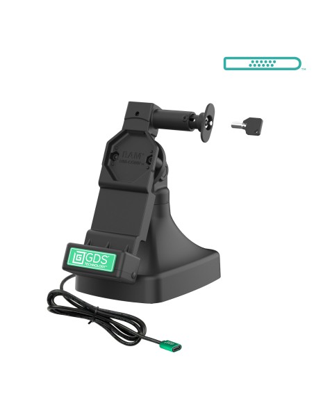 GDS® Uni-ConnT Locking Tilt & Swivel Dock with USB-C