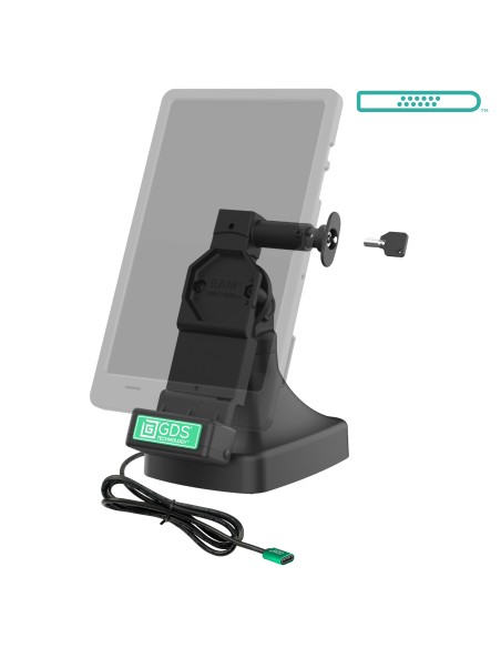 GDS® Uni-ConnT Locking Tilt & Swivel Dock with USB-C