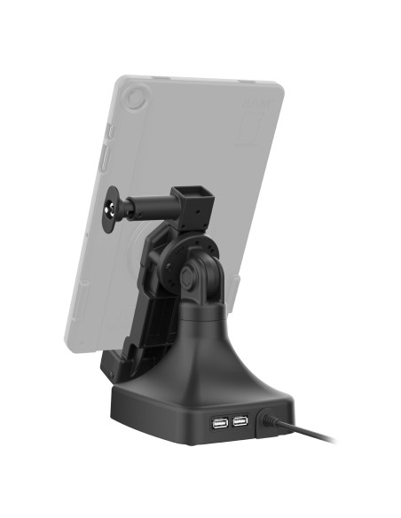 GDS® Uni-ConnT Locking Tilt & Swivel Dock with USB-C + Data