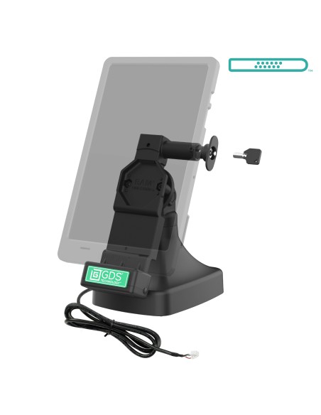 GDS® Uni-ConnT Locking Tilt & Swivel Dock with PoE