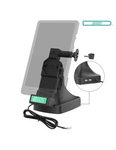 GDS® Uni-ConnT Locking Tilt & Swivel Dock with PoE + Data 2