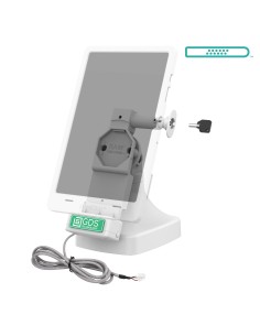 GDS® Uni-ConnT Locking Tilt & Swivel Dock with PoE - Gray 2