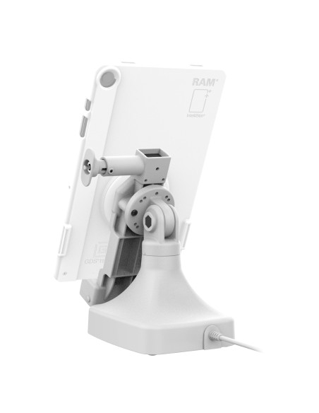 GDS® Uni-ConnT Locking Tilt & Swivel Dock with PoE - Gray