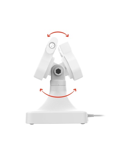 GDS® Uni-ConnT Powered Locking Tilt & Swivel Dock with USB-C - Gray