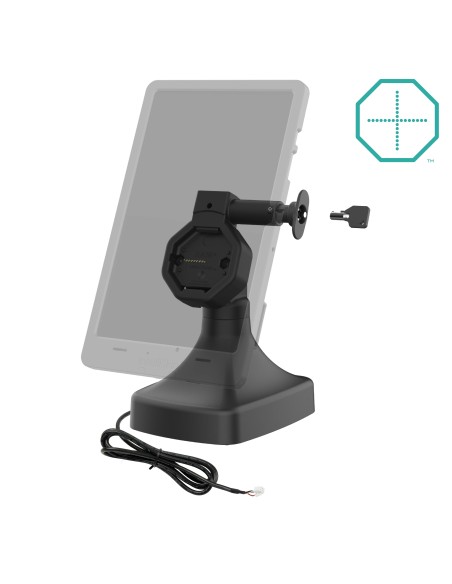 GDS® Uni-ConnT Powered Locking Tilt & Swivel Dock with PoE