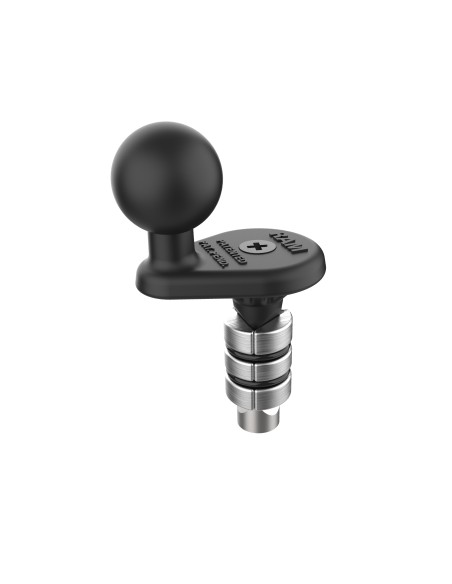 RAM® Motorcycle Fork Stem Wedge Ball Base - 19-25mm Holes
