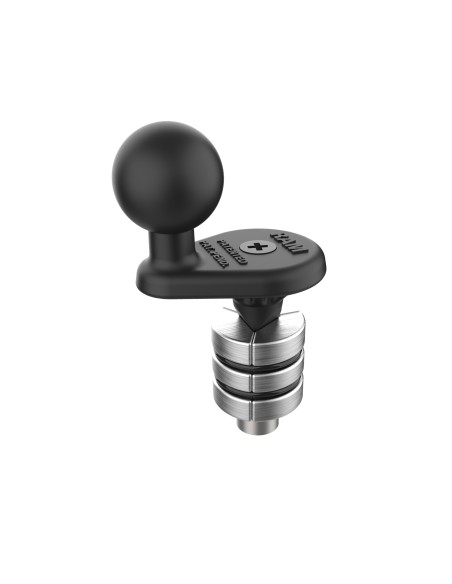 RAM® Motorcycle Fork Stem Wedge Ball Base - 25-32mm Holes