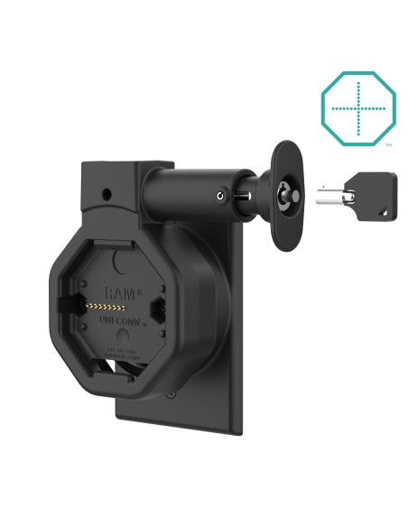 GDS® Uni-ConnT Powered Locking Wall Dock with PoE