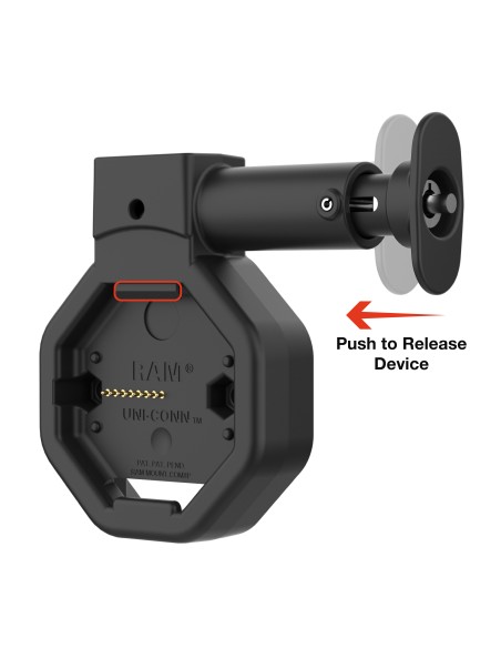 GDS® Uni-ConnT Powered Locking Wall Dock with PoE