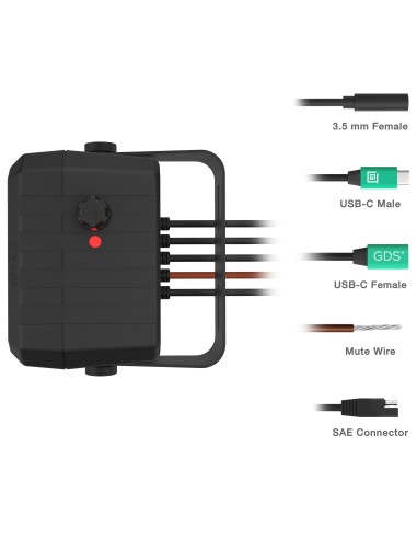 GDS® AudioT Amplified Speaker with PTT & USB-C