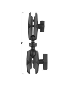 RAM® 9" Long C Size to B Size Double Socket Arm Extension 2
