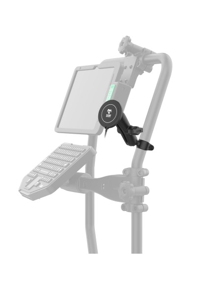 RAM® Double Ball Rail Mount with RAM® Qi2 15W Wireless Charger