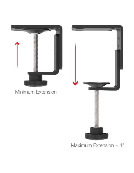RAM® Heavy Duty C-Clamp 18" Mount with X-Grip® 9"-11" Tablet Holder
