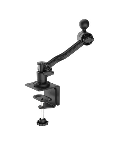 RAM® Heavy Duty C-Clamp Base with Swivel Ratchet Arm & Ball - C Size