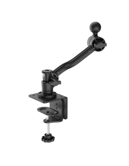 RAM® Heavy Duty C-Clamp Base with Swivel Ratchet Arm & Ball - C Size