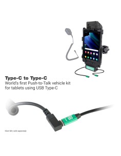 GDS® Uni-ConnT Vehicle Bundle + Single USB-C for Samsung Tab Active3 2