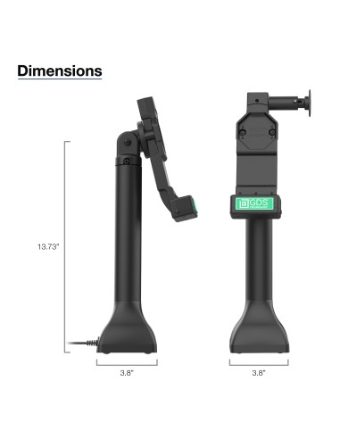 GDS® Uni-ConnT 14" Pedestal Dock with PoE