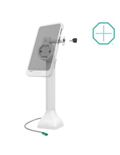 GDS® Uni-ConnT Powered 14" Locking Pedestal Dock with USB-C - Gray 2