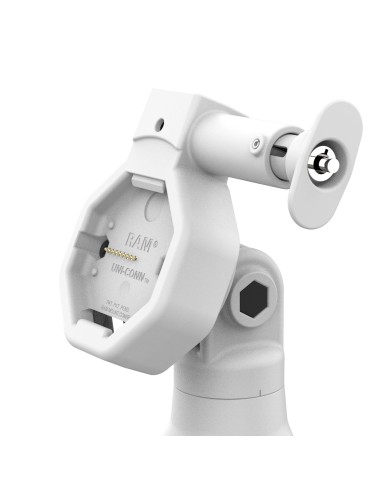 GDS® Uni-ConnT Powered Locking Tilt & Swivel Dock with PoE + Data - Gray