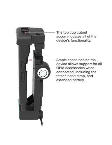 GDS® Locking Powered Dock + USB-A for Zebra TC2x & TC5x