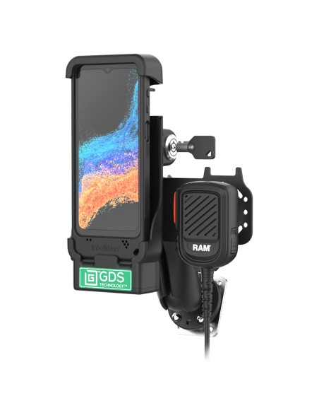 GDS® Locking PTT Speaker Mic Kit for XCover7 Pro/6 Pro - ESChat & Zello
