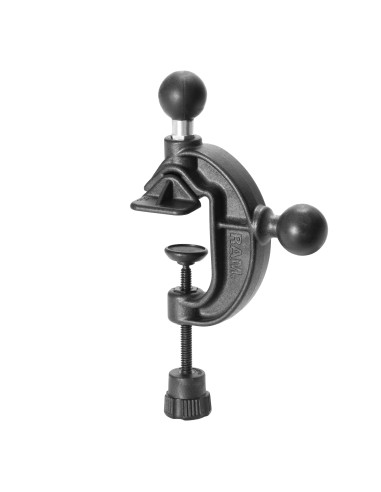 RAM® Light Duty C-Clamp Base with Dual Ball - B Size