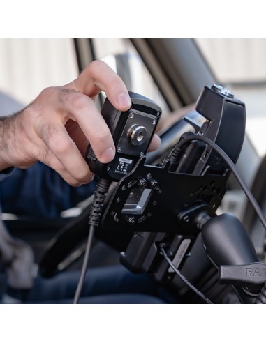 RAM® Short Bracket Adapter for PTT Remote Speaker Microphones