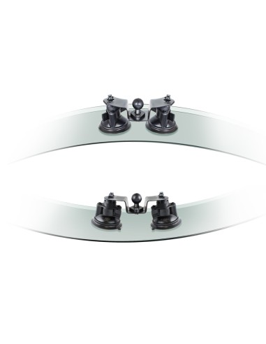 RAM® Twist-LockT Dual Pivot Suction Cup Base with Ball