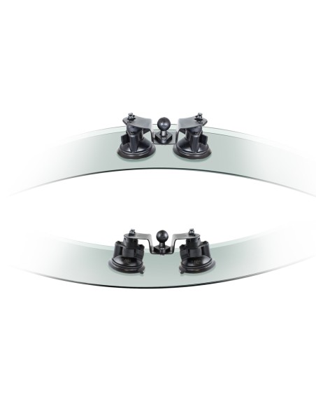 RAM® Twist-LockT Dual Pivot Suction Cup Base with Ball