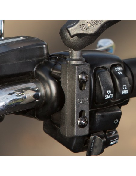 RAM® Motorcycle Brake/Clutch Reservoir Ball Base