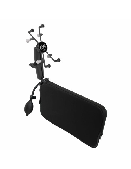 RAM® X-Grip® with RAM® Tough-WedgeT & Pump for 7"-8" Tablets - Long Arm