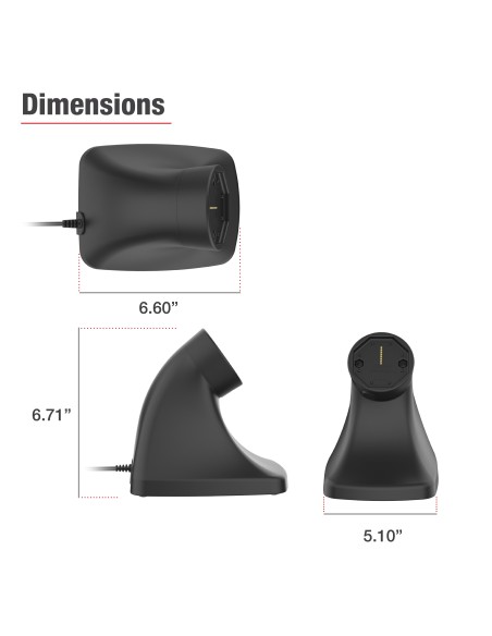 GDS® Uni-ConnT Powered Kiosk Dock with USB-C