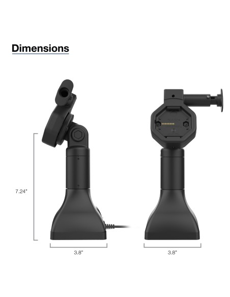 GDS® Uni-ConnT Powered 7" Pedestal Dock with USB-C