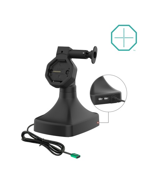 GDS® Uni-ConnT Powered Tilt & Swivel Dock with USB-C + Data