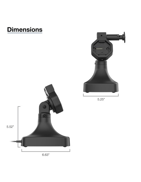 GDS® Uni-ConnT Powered Locking Tilt & Swivel Dock with USB-C