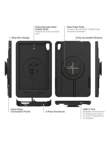 IntelliSkin® Thin-CaseT for iPad mini (A17 Pro) & mini 6 Rear Pogo Pads