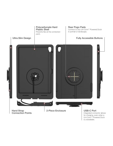IntelliSkin® Thin-CaseT for iPad 10th & 11th Gen (Rear Pogo Pads)