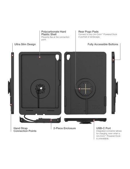 IntelliSkin® Thin-CaseT for iPad 10th & 11th Gen (Rear Pogo Pads)