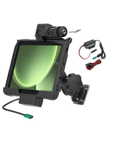 RAM® Locking Powered Dock & Mount for Samsung Tab Active5 Pro & 4 Pro