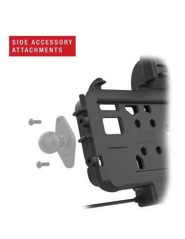 RAM® Thin-DockT Locking Power + Dual USB Dock for Tab Active5 & 3