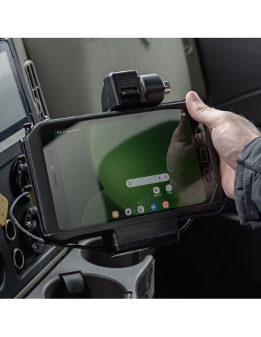 RAM® Thin-DockT Locking Power + Dual USB Dock for Tab Active5 & 3