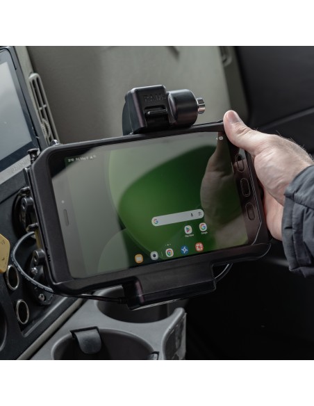 RAM® Thin-DockT Locking Power + Dual USB Dock for Tab Active5 & 3