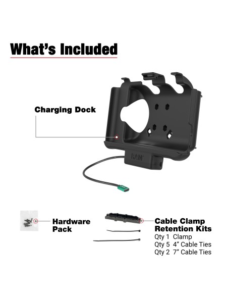 RAM® USB-C Powered Dock for Samsung Tab Active5 & 3