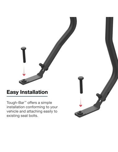 RAM® Tough-BarT for '18-23 Jeep Gladiator & Wrangler with Track BallT