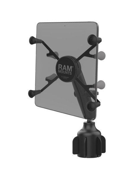 RAM® X-Grip® for 7"-8" Tablets with RAM® StubbyT Cup Holder Base - Long