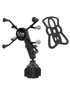 RAM® X-Grip® for 7"-8" Tablets with RAM® StubbyT Cup Holder Base - Long 2