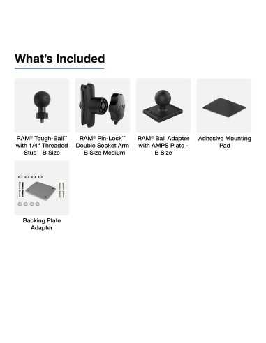 RAM® Dashboard Mount for Motive AI Dashcam Plus