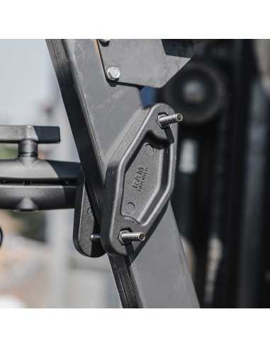 RAM® Square Post Clamp Base for Posts up to 4" Wide - D Size